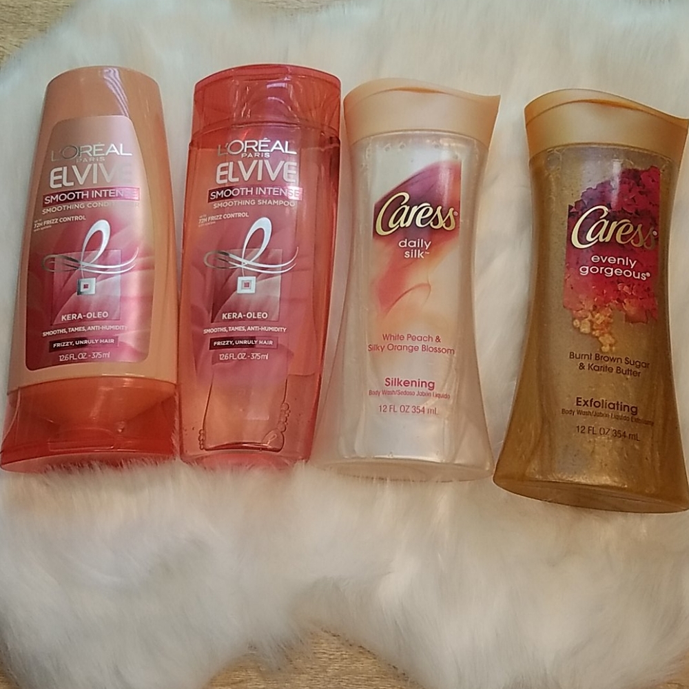 (2) L'oreal Elvive  (2) Caress Bundle